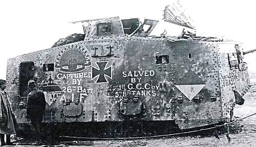 WW1 German tank &quot;Mephisto&quot; now located at the Australian war memorial Canberra