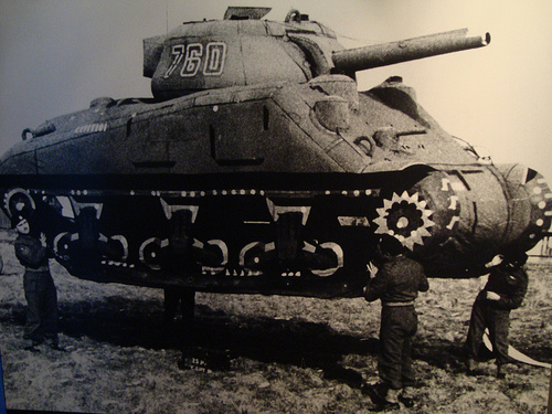 Captured British Sherman &quot;Firefly&quot; in German service