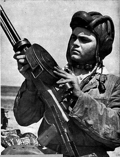 Russian WWII tank helmet headset