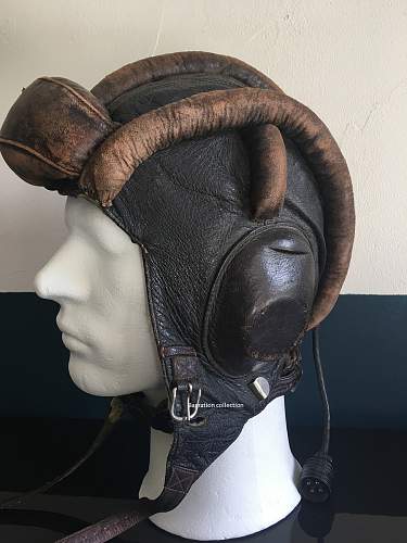 Russian WWII tank helmet headset