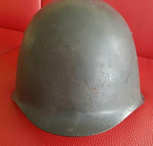 Helmet: Russian? Ssh39? WW II?