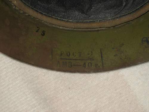 Soviet M36 steelhelmet, early