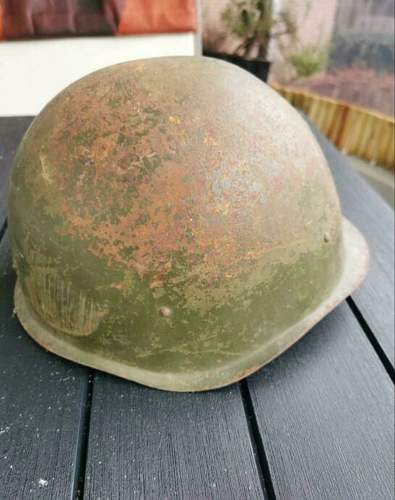 Is this helmet war time or post war?