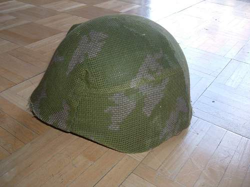 Helmet with Camo Cover