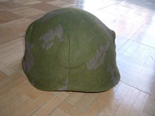 Helmet with Camo Cover