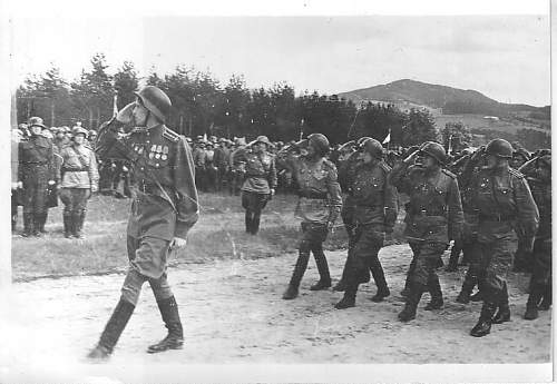 German helmets re-issued by Red Army