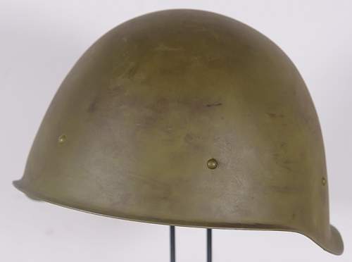 Soviet SSh40 helmet dated 45 but are the stamps true?