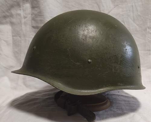SSH40 wartime Helmet fake stamp ?
