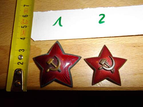 soviet cap badge