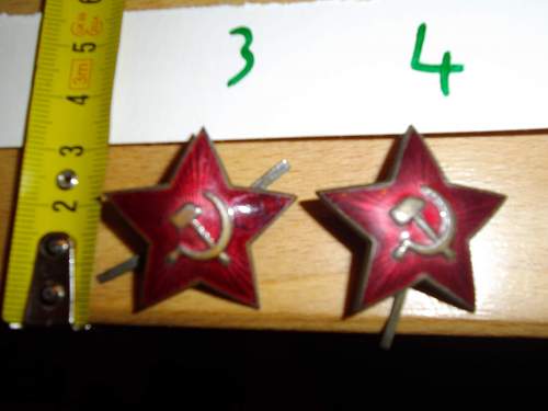 soviet cap badge