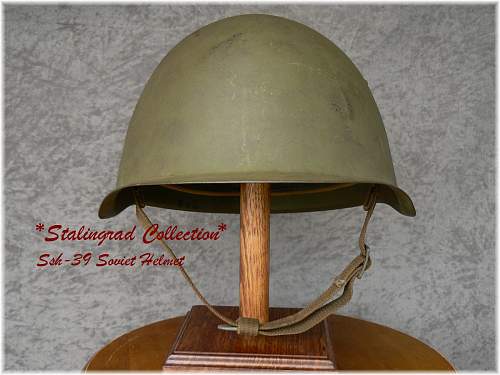 Soviet Red Army....Ssh39 Helmet !!