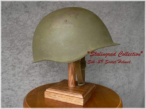 Soviet Red Army....Ssh39 Helmet !!