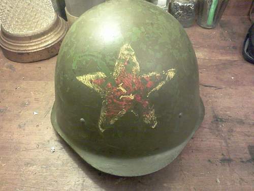 Russian M40  helmet w/ star on front