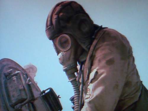 Russian gas mask, tank helmet, goggles in movie the BEAST 1988 [Afghanistan]