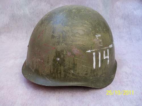 2 Russian Steel Helmets
