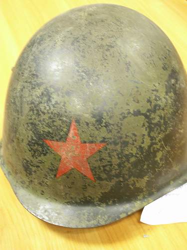 Two Soviet WW2 Helmets