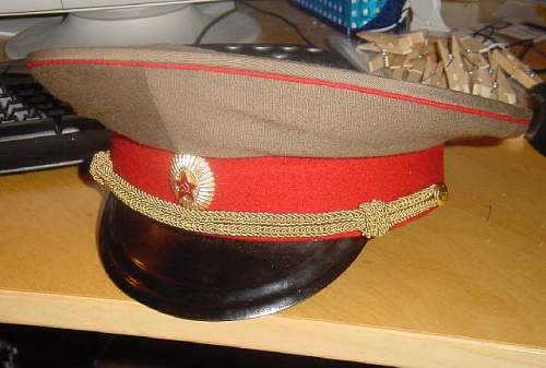 Medical Service General's Service Uniform Visor Cap