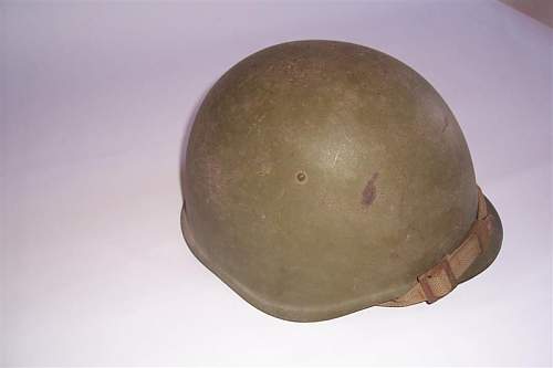 Soviet helmet.
