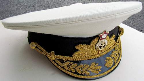 Original post war Soviet general Parade Dress Visor?!