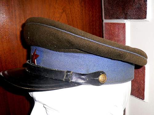 Peak-cap of the military man of the Soviet Air Forces