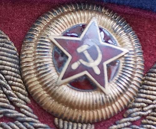 NKVD general ww2 parade visor cap