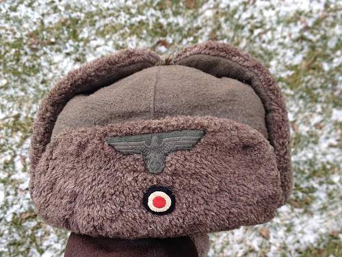 German capture m40 ushanka (Pic heavy)