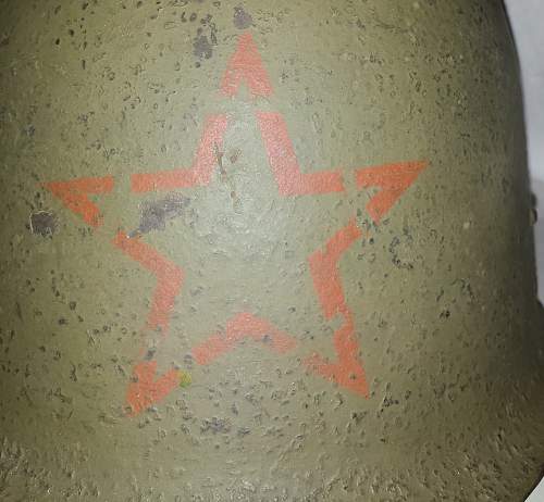 Question about soviet red star on helmet