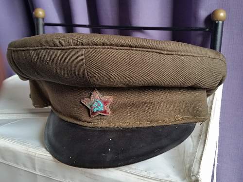 Old Soviet Visor Cap