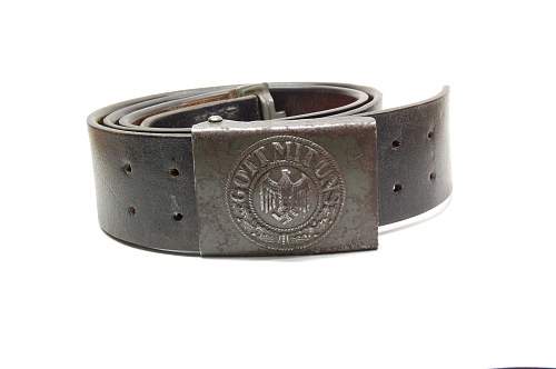 H. ARLD 1942 NUERNBERG - Heer Buckle &amp; Belt