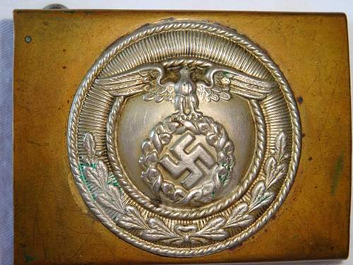 Aluminum Heer Buckle w/Right-Facing Eagle and SA Buckle: Recent Purchases!