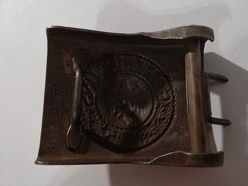 German Belt Buckle GOTT MIT UNS