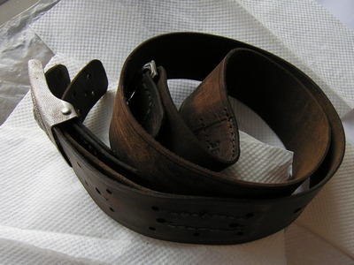 New addition-attic find belt with buckle (F.K.O.)  Friedrich Keller, Oberstein.