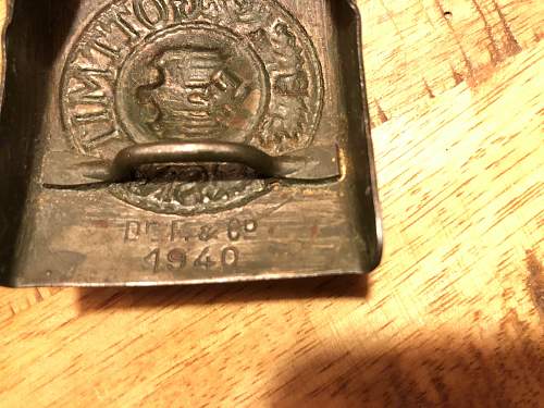 Real Franke &amp; Co Heer Belt Buckle?