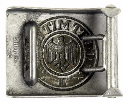 Aluminium Heer buckle F.R.O. Original or Fake, opinion please.