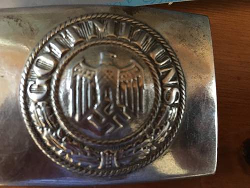 Belt buckle authenticity