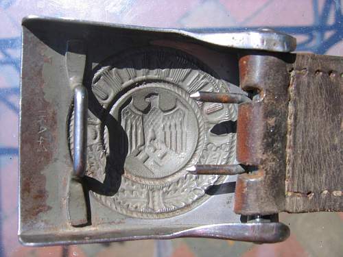 julius kremps buckle marked IKA41 with tab