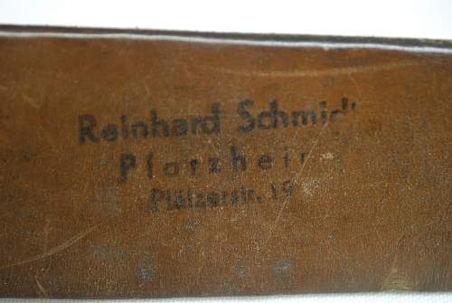 Heer: R. Schmidt Belt and Buckle