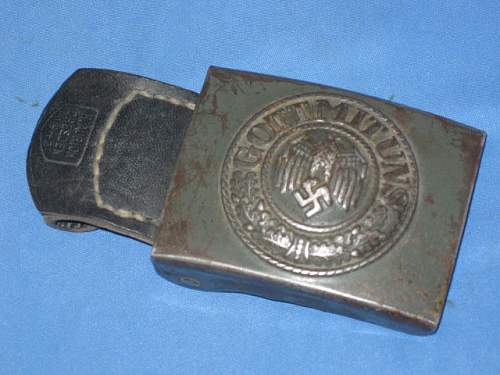 My new Hermann Aurich buckle...