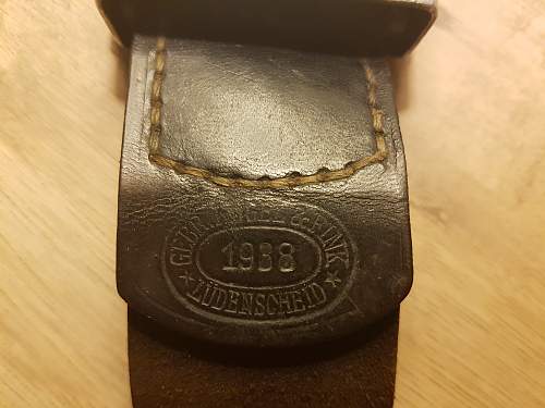 1938 Kugel &amp; Fink Buckle, real or not?