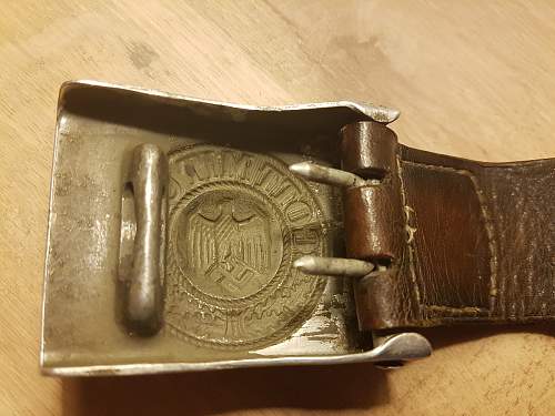 1938 Kugel &amp; Fink Buckle, real or not?