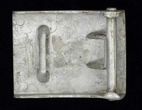 Cast alum belt buckles by R. S. &amp; S.