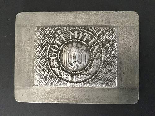 Army buckle die