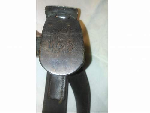 German steel buckle and belt