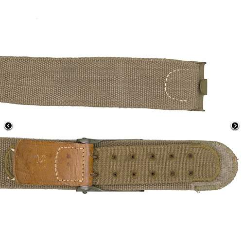 Tropical Belt (LLG Hessen 1942) with C. W. Motz 1941 buckle