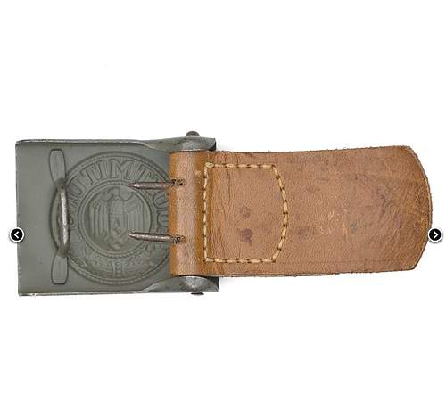 Tropical Belt (LLG Hessen 1942) with C. W. Motz 1941 buckle