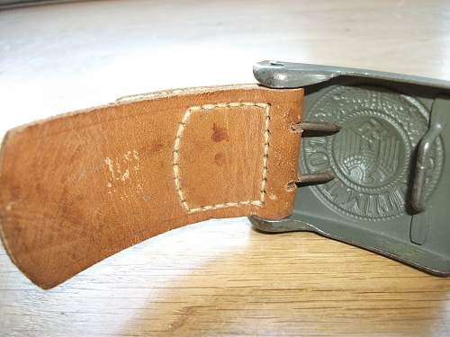 Tropical Belt (LLG Hessen 1942) with C. W. Motz 1941 buckle