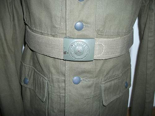 Tropical Belt (LLG Hessen 1942) with C. W. Motz 1941 buckle