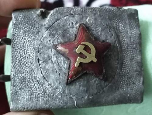 Soviet Captured Heer Belt Buckles