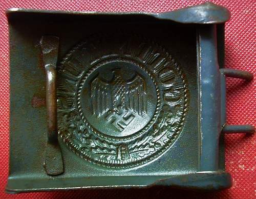 Steel Heer Buckle - G.Brehmer?? Please help