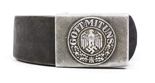 Heer field belt and buckle (H. Arld. Nuernberg 1937)